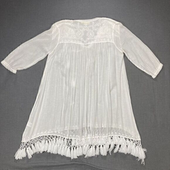 Roberta Roller Rabbit Swim Cover Up Tunic Dress Women XS Lucknow Serafina Tassle - Picture 6 of 16